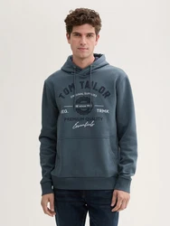 TOM TAILOR Sweatshirt dunkelblau/schwarz/weiß
