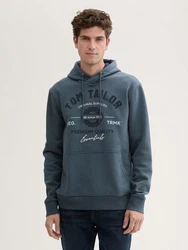 TOM TAILOR Sweatshirt dunkelblau/schwarz/weiß