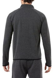 RedBridge Sweatjacke Jeanshemd mit Zipper und Taschen Dunkelgrau/Grau/Hellgrau/Schwarz