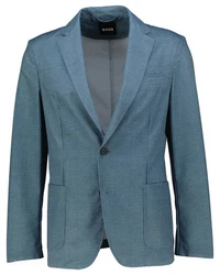 BOSS Sakko P-HANRY Slim Fit Blau/Grau