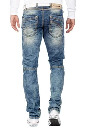 Cipo & Baxx Regular-fit-Jeans Hose BA-CD535 Blau
