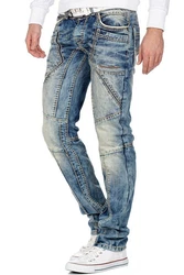 Cipo & Baxx Regular-fit-Jeans Hose BA-CD535 Blau