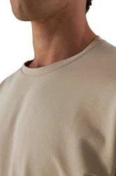 BLACKROCK T-Shirt Herren Basic Khaki/Beige/Braun