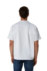 BLACKROCK T-Shirt Herren Basic Weiß/Creme/Grau