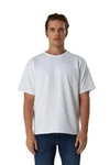 BLACKROCK T-Shirt Herren Basic Weiß/Creme/Grau