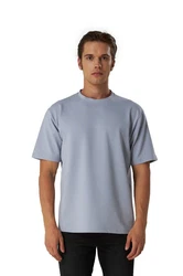 BLACKROCK T-Shirt Herren Basic Blau/Hellblau/Grau