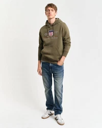 Gant Hoodie REG ARCHIVE SHIELD HOODIE juniper grn