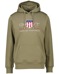 Gant Hoodie REG ARCHIVE SHIELD HOODIE juniper grn