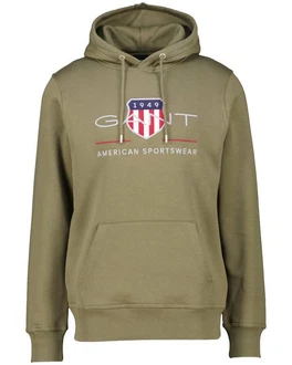 Gant Hoodie REG ARCHIVE SHIELD HOODIE juniper grn
