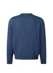 MAERZ Muenchen Strickpullover Blau/Dunkelblau/Hellblau