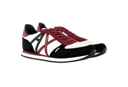 ARMANI EXCHANGE Herren Sneaker Low Schnür-Schuh Retro Logo Sneaker 