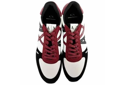 ARMANI EXCHANGE Herren Sneaker Low Schnür-Schuh Retro Logo Sneaker 