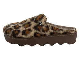Damen Pantoffel 6101-72 mocca braun Hausschuh