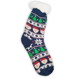 Haussocken Herren Httensocken mit ABS Stoppersohle (1-Paar) Httenschuhe, Wolkenfutter, dicke sehr warme geftterte Socken
