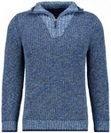 RAGMAN Rundhalspullover Blau/Hellblau/Dunkelblau