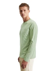 Marc O'Polo Langarmshirt Hellgrün/Grün/Khaki
