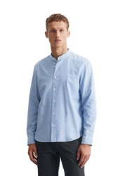 Marc O'Polo Langarmhemd Oxford Hellblau/Blau