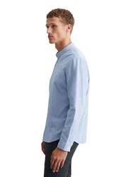 Marc O'Polo Langarmhemd Oxford Hellblau/Blau
