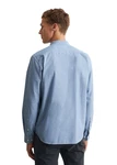 Marc O'Polo Langarmhemd Oxford Hellblau/Blau