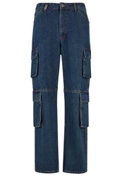 2Y Studios Aidan Cargo Baggy Jeans Blau/Dunkelblau