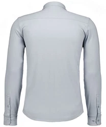 RAGMAN Henleyshirt Grau/Blau/Hellblau