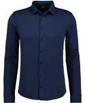 RAGMAN Henleyshirt Dunkelblau/Blau