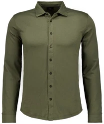 RAGMAN Henleyshirt Dunkelgrün/Grün/Khaki