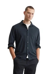 Marc O'Polo Langarm-Poloshirt Hellblau/Dunkelblau/Dunkelgrau/Rot/Grau/Blau