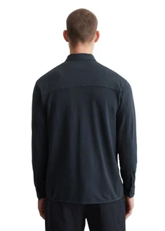 Marc O'Polo Langarm-Poloshirt Hellblau/Dunkelblau/Dunkelgrau/Rot/Grau/Blau