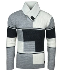 Baxboy Strickpullover Stehkragen Pulli (B-52213) B-52213