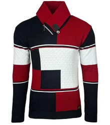 Baxboy Strickpullover Stehkragen Pulli (B-52213) B-52213