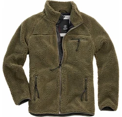Brandit Teddyfleece Jacket Dunkelgrün/Grün/Braun
