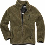 Brandit Teddyfleece Jacket Dunkelgrün/Grün/Braun
