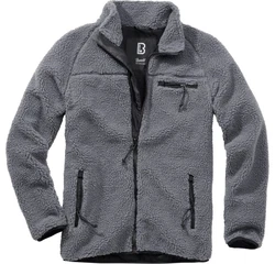 Brandit Teddyfleece Jacket Dunkelgrau/Dunkelblau/Grau/Hellgrau