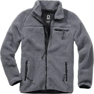 Brandit Teddyfleece Jacket Dunkelgrau/Dunkelblau/Grau/Hellgrau