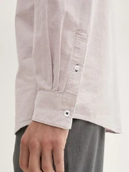 TOM TAILOR Langarmhemd cappuccino
