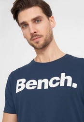 Bench. T-Shirt LEANDRO Dunkelblau