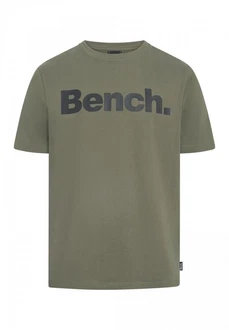 Bench. T-Shirt LEANDRO Dunkelgrün/Grün/Khaki