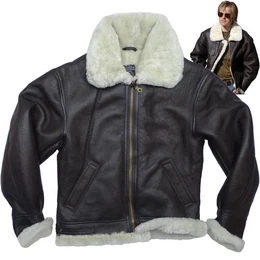 Outdoorjacke US Air Force Fliegerjacke B3 Leder