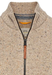 camel active Strickjacke Beige/Braun/Khaki