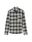 TOM TAILOR DENIM Hemd schwarz/offwhite