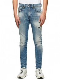 Slim-fit-Jeans Used-Look Stretch Hose - D-Strukt 009MW