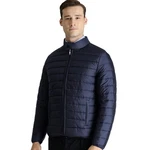 KIGILI Jackett Klassische Herrenjacken Regular Fit Mantel Dunkelblau/Hellblau/Blau