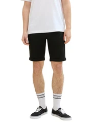 TOM TAILOR Shorts Schwarz/Weiß/Beige