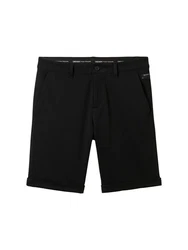 TOM TAILOR Shorts Schwarz/Weiß/Beige