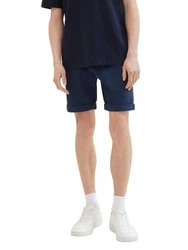 TOM TAILOR Denim Chinoshorts Dunkelblau/Blau