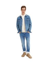 TOM TAILOR Weite Jeans Blau/Hellblau