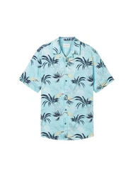 TOM TAILOR Hemd Kurzen Arm Blau