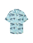 TOM TAILOR Hemd Kurzen Arm Blau
