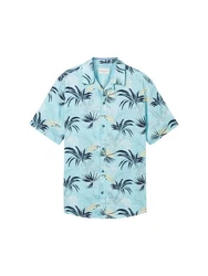 TOM TAILOR Hemd Kurzen Arm Blau
